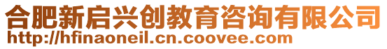 合肥新啟興創(chuàng)教育咨詢有限公司