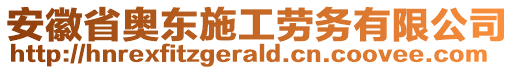 安徽省奧東施工勞務(wù)有限公司