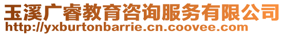 玉溪廣睿教育咨詢服務(wù)有限公司