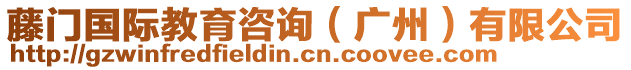 藤門(mén)國(guó)際教育咨詢(廣州)有限公司