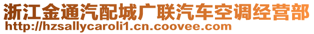 浙江金通汽配城廣聯(lián)汽車空調(diào)經(jīng)營部