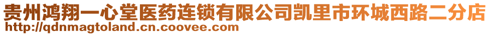 貴州鴻翔一心堂醫(yī)藥連鎖有限公司凱里市環(huán)城西路二分店