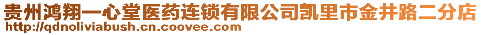 貴州鴻翔一心堂醫藥連鎖有限公司凱里市金井路二分店