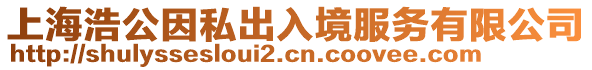 上海浩公因私出入境服務有限公司