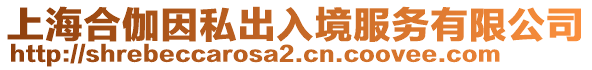 上海合伽因私出入境服務(wù)有限公司