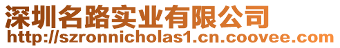深圳名路實業有限公司