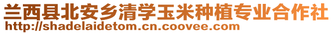 蘭西縣北安鄉(xiāng)清學(xué)玉米種植專業(yè)合作社