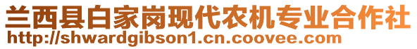 蘭西縣白家崗現(xiàn)代農(nóng)機(jī)專業(yè)合作社