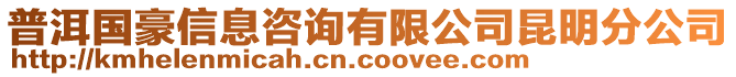 普洱國豪信息咨詢有限公司昆明分公司