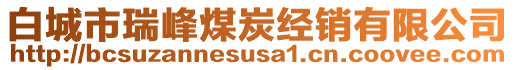 白城市瑞峰煤炭經銷有限公司