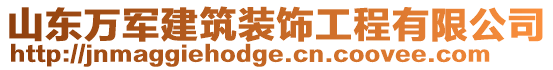 山東萬軍建筑裝飾工程有限公司