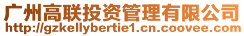 廣州高聯(lián)投資管理有限公司