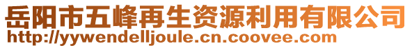 岳陽市五峰再生資源利用有限公司