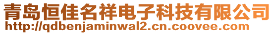 青島恒佳名祥電子科技有限公司