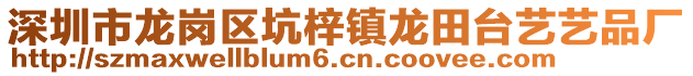 深圳市龍崗區坑梓鎮龍田臺藝藝品廠