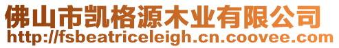 佛山市凱格源木業有限公司