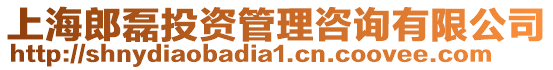 上海郎磊投資管理咨詢有限公司