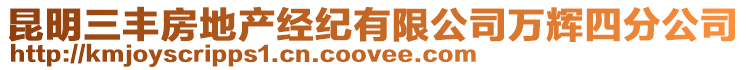 昆明三豐房地產(chǎn)經(jīng)紀(jì)有限公司萬輝四分公司