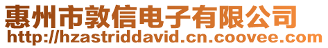 惠州市敦信電子有限公司