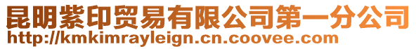 昆明紫印貿易有限公司第一分公司