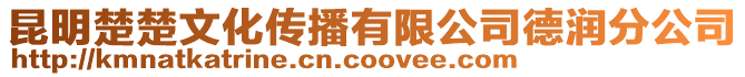 昆明楚楚文化傳播有限公司德潤分公司