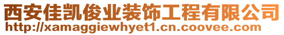 西安佳凱俊業(yè)裝飾工程有限公司