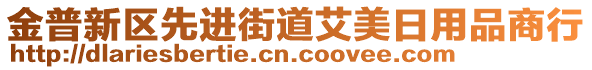 金普新區(qū)先進(jìn)街道艾美日用品商行