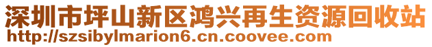深圳市坪山新區鴻興再生資源回收站
