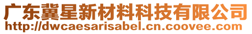 廣東冀星新材料科技有限公司