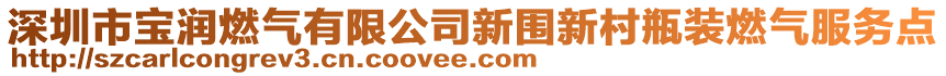 深圳市寶潤(rùn)燃?xì)庥邢薰拘聡麓迤垦b燃?xì)夥?wù)點(diǎn)