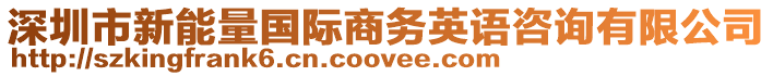 深圳市新能量國(guó)際商務(wù)英語(yǔ)咨詢(xún)有限公司