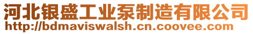 河北銀盛工業(yè)泵制造有限公司