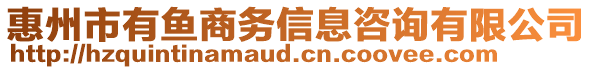 惠州市有魚商務(wù)信息咨詢有限公司