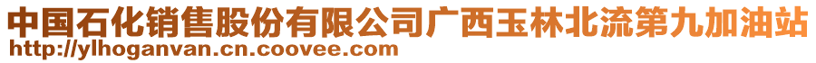 中國石化銷售股份有限公司廣西玉林北流第九加油站