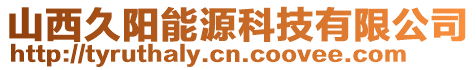 山西久陽(yáng)能源科技有限公司