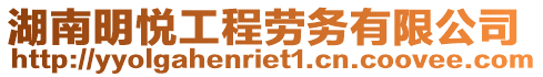 湖南明悅工程勞務(wù)有限公司