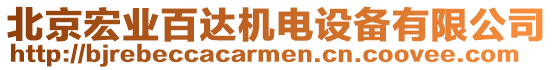 北京宏業(yè)百達(dá)機(jī)電設(shè)備有限公司