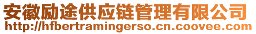 安徽勵途供應(yīng)鏈管理有限公司