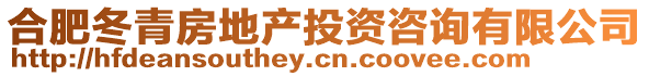 合肥冬青房地產(chǎn)投資咨詢有限公司