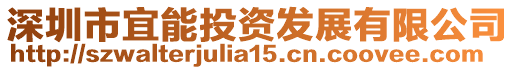 深圳市宜能投资发展有限公司