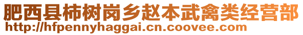 肥西縣柿樹(shù)崗鄉(xiāng)趙本武禽類經(jīng)營(yíng)部