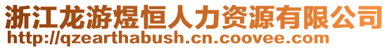 浙江龍游煜恒人力資源有限公司