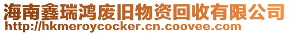 海南鑫瑞鴻廢舊物資回收有限公司
