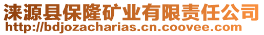 淶源縣保隆礦業有限責任公司