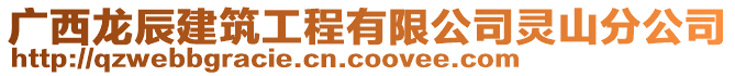 廣西龍辰建筑工程有限公司靈山分公司