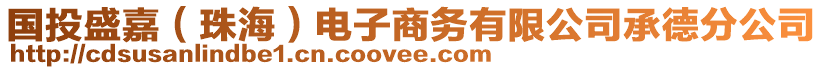 國投盛嘉(珠海)電子商務有限公司承德分公司