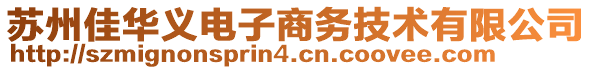 蘇州佳華義電子商務(wù)技術(shù)有限公司