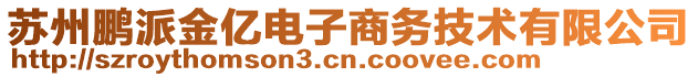 蘇州鵬派金億電子商務(wù)技術(shù)有限公司