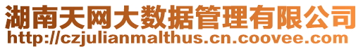 湖南天網(wǎng)大數(shù)據(jù)管理有限公司
