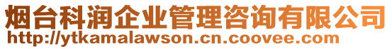 煙臺(tái)科潤(rùn)企業(yè)管理咨詢(xún)有限公司